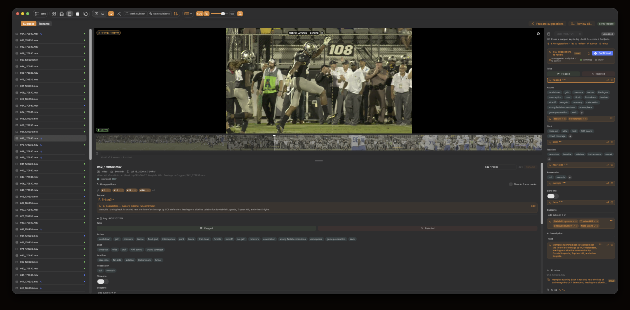 ClipLogger logging workspace, from the current website design.